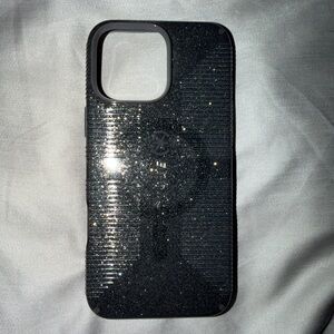 Glittery Black Phone Case